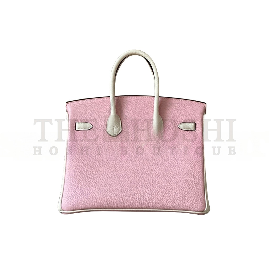 H**me5 BIRKIN 30 MALLOW PURPLE AND CREAM WHITE GOLD BUCKLE BAG 23061401 (30*22*16cm) Master Quality